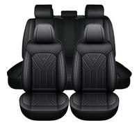 Chifeng Juego completo de 5 fundas de asiento de coche de piel sintética impermeable y transpirable, protección contra garras de animales, airbag compatible con Ford Edge Fiesta Focus Ka+ Kuga Mondeo