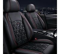 Chifeng Lote de 2 fundas para asientos de coche delanteros - Respirables y duraderas en piel sintética - Fundas de asiento universales para coches, SUV, berlinas y camiones (2 piezas)