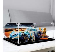 CHIFENMS Vitrina acrílica transparente para Lego 71791 Racing. Caja de exhibición, bloques de construcción coleccionables, caja de almacenamiento transparente a prueba de polvo, caja de almacenamiento