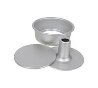 Chiffon Cake Baking Pan With Loose Bottom, Round Aluminium Alloy Nonstick Mould For Cakes Cupcakes Muffins, Easy Release Durable, Essential Kitchen Bakeware Tool