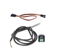Chiffonade DS18B20 Módulo de sensor de temperatura digital - Sonda impermeable para Raspberry Pi, rango de -50 °C a +125 °C con cable 3P
