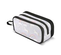 CHIFIGNO - Estuche portátil para lápices de gran capacidad, diseño de unicornios, arcoíris, para adultos, niñas, hombres, niños