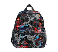 CHIFIGNO Mochila escolar con estampado animal para niños y niñas de 3 a 7 años, Monster Truck Cars, S, Mochilas de viaje