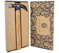 Chigabiga - Martillo Grabado Personalizado | Regalo para Hombre | Cumpleaños, Navidad, Día del Padre | Día del San Valentin | Tres Frases Disponible (Gracias por ayudarme a construir mi vida)