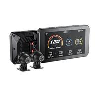 CHIGEE AIO-5 Lite Pantalla Carplay Moto & Android Auto Inalámbrico, [Cámaras Duales 1080P Starvis & Detección de Puntos Ciegos BSD], Navegador GPS Impermeable, Pantalla Táctil 1000Nit, Bluetooth