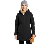 chiguomaoyi Chaqueta de Entretiempo Mujeres Chaquetas Impermeables Softshell con Capucha Otoño Invierno Windbreak Impermeable lluvia para mujer (Negro,L)