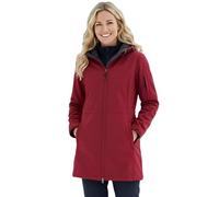 chiguomaoyi Chaqueta de Entretiempo Mujeres Chaquetas Impermeables Softshell con Capucha Otoño Invierno Windbreak Impermeable lluvia para mujer (Rojo,XL)