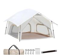 Chihee Tiendas de Acampada Pop up Fácil Montaje 2 Personas Tienda Instantánea Tienda de campaña Cabaña Familiar Cuadrada con Ventanas de Malla Toldo de Lluvia Exterior Bolsa de Transporte