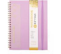 CHIHEUNG 6 cuadernos cuadrados A4, cuaderno de papel gráfico de 80 g/m², encuadernado en espiral, cuadernos de cuadrícula de 5 mm para matemáticas, dibujos, estudios de ingeniería