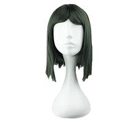 Chihiros Nigihayami Kohakunushi Fate Zero Waver Terciopelo Verde Corto Sintético Peluca Fiesta Halloween Fiesta Juego de rol + Peluca Gratis