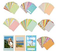 CHIHOLEN 140 pegatinas decorativas para marcos de fotos, mini marcos de fotos, pegatinas decorativas para Polaroid Fujifilm Instax Mini 11 9 8 70 7s foto de cámara instantánea (película no incluida)