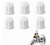 CHIHOLEN - Juego de 6 boquillas de bloqueo de grifo (diámetro de 7,5 mm, adaptador para mango de grifo, casquillos de cierre universales para GROHE KEMPER
