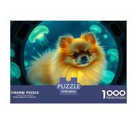 Chihuahua 1000 Pièces Puzzles Pour Adultes Et Enfants Sur Le Thème De Mascota Perro Qualité Supérieure Jeu Éducatif Activité Familiale Parfaite Jeu Relaxant 38x26cm/1000pcs