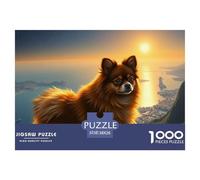 Chihuahua 1000 Pièces Puzzles Pour Adultes Sur Le Thème De Mascota Perro De Qualité Supérieure Jeu Éducatif Parfait Les Amateurs De Coloured 38x26cm/1000pcs