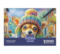 Chihuahua 1000 Piezas Adultos Puzzle Niños Regalo DecoracióN Familiar Juego Desafiante 52x38cm/1000pcs