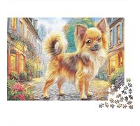 Chihuahua 1000 Piezas Cartón Extra Grueso Rompecabezas Premium Amantes De La Familia Entrenamiento Cerebral Decoración De Paredes Paquete De Valor 70x50cm/1000pcs