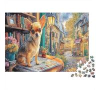 Chihuahua 1000 Piezas Stock De Cartas Premium Paquete De Rompecabezas Entusiastas De Jigsaw Senior Descompresión Entrenamiento Decoración De Paredes 70x50cm/1000pcs