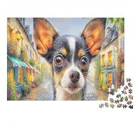 Chihuahua 1000 Piezas Stock De Cartas Premium Rompecabezas Clásicos Pareja Socios Alivio del Estrés Decoración De Paredes Paquete De Valor 70x50cm/1000pcs