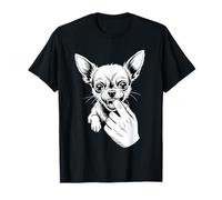 Chihuahua Bite Funny Small Dog Attitude Humor Camiseta