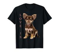 Chihuahua Camisa Perro Mamá Papá Tee Love Pet Puppy Chiuauaha T Camiseta