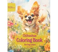 Chihuahua Coloring Book For Dog Lovers Spring Edition: Beloved Dogs Coloring Book Serise