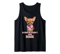 Chihuahua Crazy Funny Sassy mamá Camiseta sin Mangas