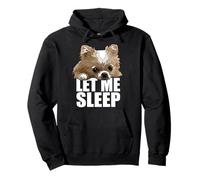 Chihuahua de pelo largo Let Me Sleep Chiwawa, amante de los perros Sudadera con Capucha