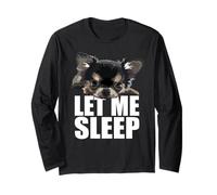Chihuahua de pelo largo Let Me Sleep Chiwawa Dog Lover Manga Larga