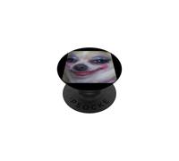 Chihuahua Divertido con Maquillaje Feo Cara borrosa Meme PopSockets PopGrip Adhesivo