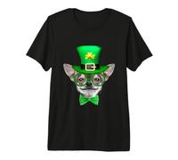 Chihuahua Dog Leprechaun St Patricks Day Funny Dog Lover Camiseta Premium