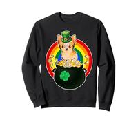 Chihuahua Dog Lucky Charm Shamrock Funny St Patricks Day Sudadera