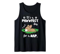 Chihuahua Dog Sleep It's A Pawwfect Day For A Nap Puppy Camiseta sin Mangas