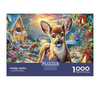 Chihuahua Entre arbustos de Flores 1000 Piezas Puzzle Clásico Mascota Rural Set De Puzzle, Cartón Grueso - Adolecentes 12-18, Entrena La Lógica, Amantes De Puzzles 52x38cm/1000pcs