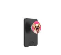 Chihuahua Estilo Rosa PopSockets PopWallet para MagSafe