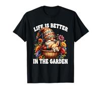 Chihuahua Grandpa Life Is Better In The Garden For Dog Dad Camiseta