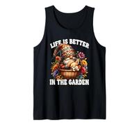 Chihuahua Grandpa Life Is Better In The Garden For Dog Dad Camiseta sin Mangas