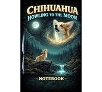 Chihuahua Howling To The Moon Notebook: Cute Dog Fantasy Journal | Aesthetic Night Sky Puppy Notebook for Dog Lovers & Teens | Lined Notebook