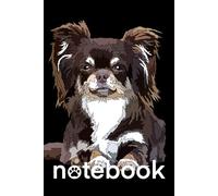 Chihuahua Long Haired Notebook: Chihuahua Composition Notebook 120 Grid Ruled Graph Pages 6x9 Chiwawa Gift Book for Women Mom Mommy Girl Men Dad Daddy Dog Lover