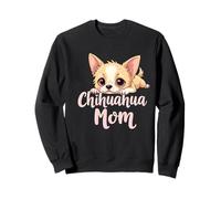 Chihuahua Mamá Perro Chihuahua Mamá Lindo Cachorro Sudadera