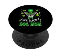 Chihuahua One Lucky Dog Mom Funny Dogs Lover St Patricks Day PopSockets PopGrip Adhesivo
