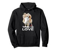 Chihuahua pelo largo Esto es amor Chiwawa Dog Lover Sudadera con Capucha