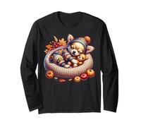 Chihuahua Puppy For Chihuahua Mom Fall Vibes For Cozy Season Manga Larga
