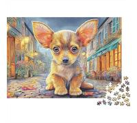 Chihuahua Puzle 1000 Piezas - Desafío Decorativo, Mindfulness En Pareja, Póster 1:1, 52x38cm/1000pcs
