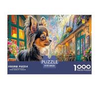 Chihuahua Puzzle 1000 Piezas, Juego Educativo, Desafío, para Adultos Y Niños Mayores De 12 Años Un Rompecabezas Desafiante - Decoración del Hogar 38x26cm/1000pcs