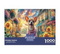 Chihuahua Puzzle De 1000 Piezas, Moderno DIY,Entretenimiento Creativo Clásicos para Adultos Y Niños A Partir De 12 Años Un Rompecabezas Desafiante - Obra De Arte 38x26cm/1000pcs