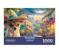 Chihuahua Puzzle para Adultos Desafío Multicolor De Alta Complejidad - El Regalo Navideño Ideal para Un Público Amplio: Mujeres, Hombres, Adultos Y Niños 14+ 52x38cm/1000pcs