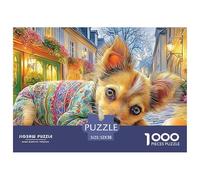 Chihuahua Puzzle para Adultos Obra De Arte Desafiante para Los Sentidos - El Regalo Navideño Que Conquista A Mujeres, Hombres, Adultos Y Niños (Edad Recomendada: 14+) 52x38cm/1000pcs