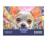 Chihuahua Puzzle para Adultos Un Imposible Rompecabezas De Alta Definición - El Regalo Original Y Sorprendente para Esta Navidad, Recomendado Desde 14 Años 52x38cm/1000pcs
