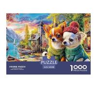 Chihuahua Puzzle para Adultos Un Imposible Rompecabezas De Alta Definición - El Regalo Original Y Sorprendente para Esta Navidad, Recomendado Desde 14 Años 52x38cm/1000pcs
