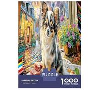 Chihuahua Puzzles Actividades Familiares 1000 Piezas Perro de Mascota Lindo Juego De Rompecabezas Pasatiempo Creativo para Niños Adultos 70x50cm/1000pcs